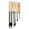 4 Pcs Round Hole Cutter Stainless Steel Circle Shaping Pottery Clay Sculpture Tools
