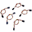 25pcs 4 Pin 20cm 2.54mm Jumper Cable DuPont Wire For  Female To Female