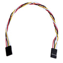 25pcs 4 Pin 20cm 2.54mm Jumper Cable DuPont Wire For  Female To Female