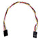 50pcs 4 Pin 20cm 2.54mm Jumper Cable DuPont Wire For  Female To Female