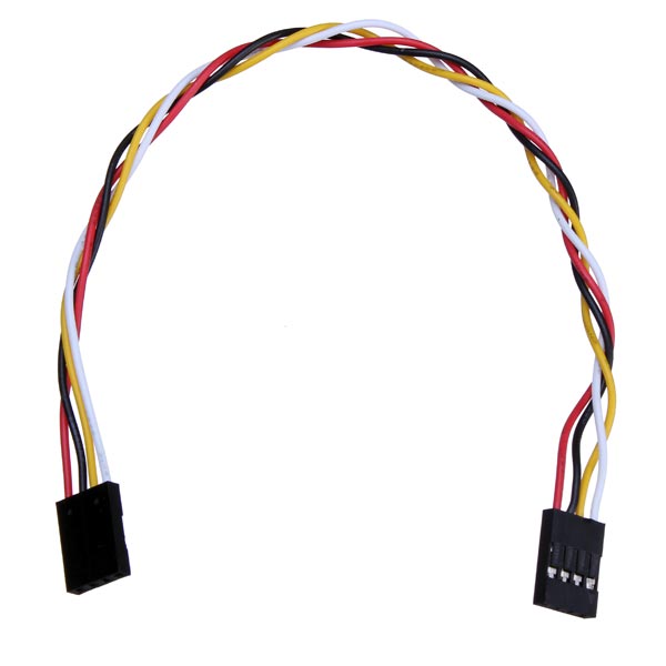 50pcs 4 Pin 20cm 2.54mm Jumper Cable DuPont Wire For  Female To Female