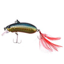 Fishing Lure Hard Lure Bait Mino Fasle Bait Treble Hooks With Feather