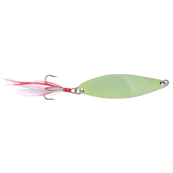 Luminous Swivel Spoon Blade Bass Bait Sequins Metal Fishing Lures
