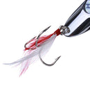 Oblique Sequins Iron Metal Lure Bass Bait Treble Hooks Paillette