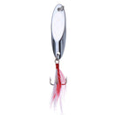 Oblique Sequins Iron Metal Lure Bass Bait Treble Hooks Paillette