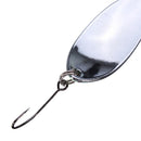 Sequins Lure Bait Luminous Single Hook Spoon Metal Fishing Lure