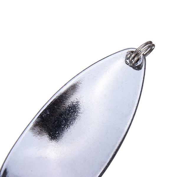 Sequins Lure Bait Luminous Single Hook Spoon Metal Fishing Lure