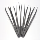 6pcs Straight Bend Anti-static Tweezer Heat Resistant Repair Tool
