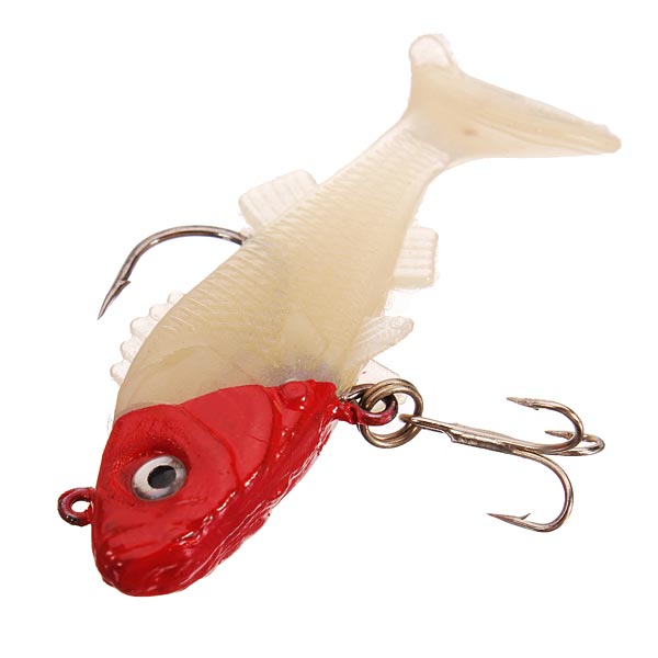 6.5CM Luminous Package Lead Fish Plastic Fishing Lure Bass Lure Bait