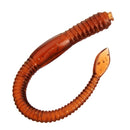 ZANLURE 7.5mm Bass Fishing Lure Worm Bait Soft Artificial Earthworm Baits