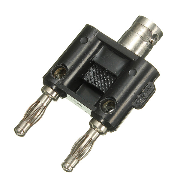 Adapter BNC Female Jack to Two Dual 4mm Banana Binding Male Connector