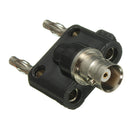 Adapter BNC Female Jack to Two Dual 4mm Banana Binding Male Connector