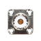 UHF Female Jack 4 Hole 25mm Flange Solder Panel Mount RF connector