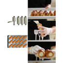 1X(Cannoli Tubes, 5 Inch Large Stainless Steel Cannoli Forms Non-Stick Crea