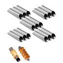 1X(Cannoli Tubes, 5 Inch Large Stainless Steel Cannoli Forms Non-Stick Crea