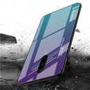 Bakeey Gradient Color Tempered Glass + Soft TPU Back Cover Protective Case for OnePlus 7 Pro