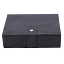 Pu Leather Jewelry Box Single Layer Ring Earrings Storage Box Jewelry Stora