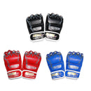 Suteng Blue Tiger Paw Upscale Boxing Gloves Half Finger Suteng Glove For Fi B7Y7