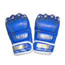 Suteng Blue Tiger Paw Upscale Boxing Gloves Half Finger Suteng Glove For Fi B7Y7