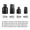 1X(3Pcs Hexagon Space For Adaptor Socket Adaptor Socket Spanner 1/4", 1/2",