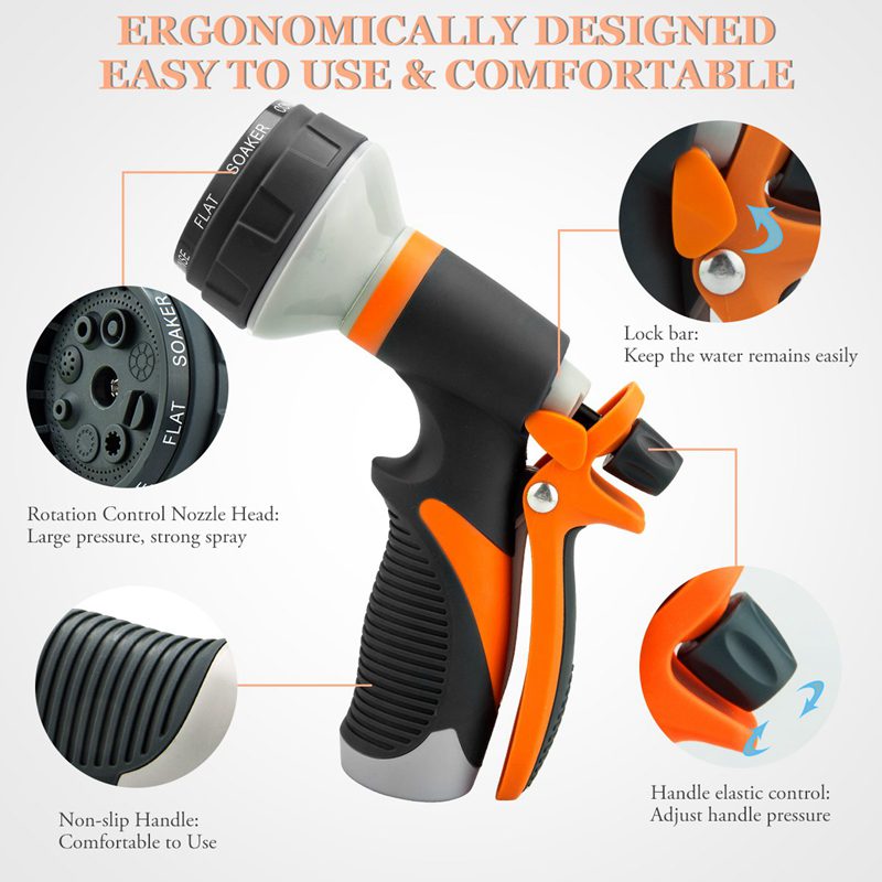 Hose Nozzle Garden Hose Nozzle Hose Spray Nozzle Leak Free High Pressure He