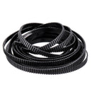 White/Black 5Meters GT2-6mm PU Open Timing Belt For Timing Pulley Reprap 3D Printer Parts