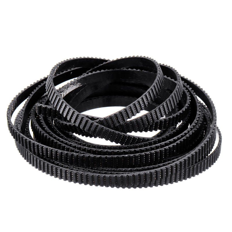 White/Black 5Meters GT2-6mm PU Open Timing Belt For Timing Pulley Reprap 3D Printer Parts