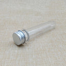 1X(50Pcs 40Ml Plastic Test Tube With Screw Cap Bottle Aluminum Cap Packing