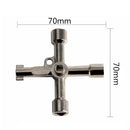 Multifunction 4 Ways Universal Wrench Key Plumber Keys For Gas Electric Met I5G8