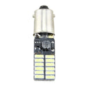 8pcs Canbus Car Bulb Free Error Ba9s T4w H6w Led White 4014 24smd 4.8w Led  C6O3