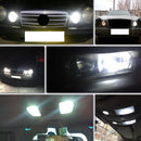8pcs Canbus Car Bulb Free Error Ba9s T4w H6w Led White 4014 24smd 4.8w Led  C6O3