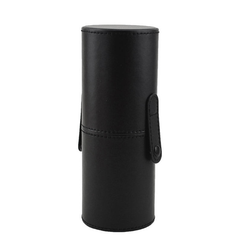 Makeup Brush Holder PU Leather Cosmetic Cup Case Pen Empty Storage Box Orga S5V9