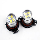 2x 5202 H16 PS24w High Power 100w 6000k Super White Led Fog Drl Lights Bulb O6A8