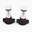 2x 5202 H16 PS24w High Power 100w 6000k Super White Led Fog Drl Lights Bulb O6A8