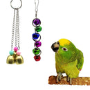 Bird Parrot Toys, 7 Packs Bird Swing Chewing Hanging Perches With Bells For