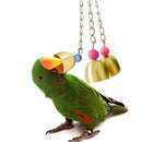 Bird Parrot Toys, 7 Packs Bird Swing Chewing Hanging Perches With Bells For
