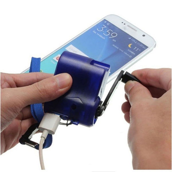 Edc Usb Phone Emergency Charger For Camping Hiking Outdoor Sports Hand Cran X5X3