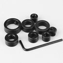 8pcs Woodworking Drill Bits Tools Depth Stop Collars Ring Positioner Spacin