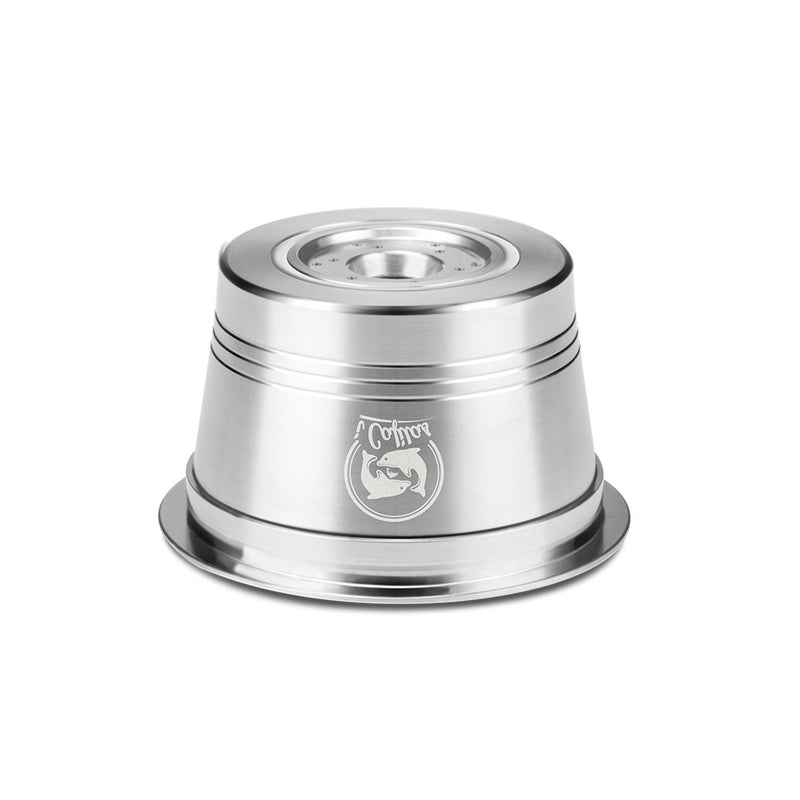 Stainless Steel Refillable Coffee Capsule Cup Reusable Coffee Pods w/ Pods Holder Spoon Brush for Tchibo Coffee Machine