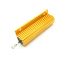 1X(High Power 20 Ohm 20R 100W Watt Aluminum Shell Case Wirewound Golden Res