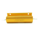 1X(High Power 20 Ohm 20R 100W Watt Aluminum Shell Case Wirewound Golden Res