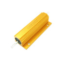 1X(High Power 20 Ohm 20R 100W Watt Aluminum Shell Case Wirewound Golden Res