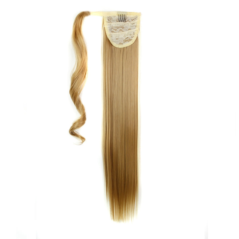 Ponytail Hair Extension Tail Hairpiece Long Straight Synthetic Women'S Hair G6Z5