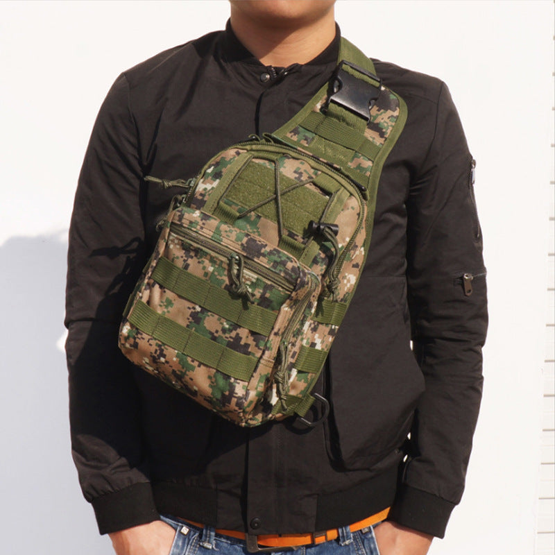ZANLURE A18 Military Fan Camouflage Waterproof Tactical Bag Chest Bag Crossbody Bag For Man Wowan Camping Hunting Fishing