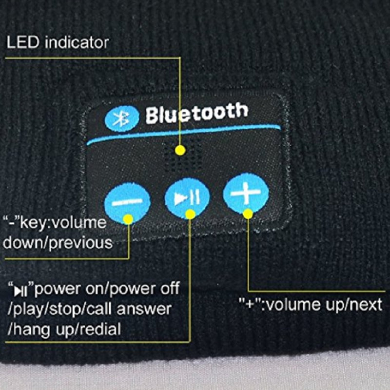 Wireless Bluetooth Stereo Headphone Headset Sports Sleep Headband Mic Big P V8W5