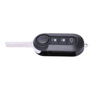 For Fiat 500 Panda Brava Punto Stilo 3 Button Remote Flip Key Fob Case Shel