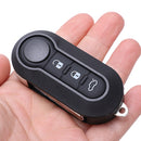 For Fiat 500 Panda Brava Punto Stilo 3 Button Remote Flip Key Fob Case Shel