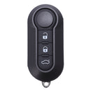 For Fiat 500 Panda Brava Punto Stilo 3 Button Remote Flip Key Fob Case Shel