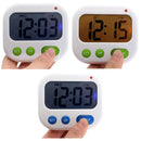 Vibration Alarm Clock Luminova Led Digital Timer Electronic Candy Watch Des E7Z2
