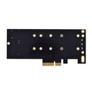 1X(2 Port Ngff M.2 B & M Key To Pci-E 4X Adapter Card Pci-E Riser Sata To P